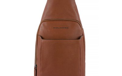 Black Square Mono Sling Bag Cuoio Tabacco – Piquadro