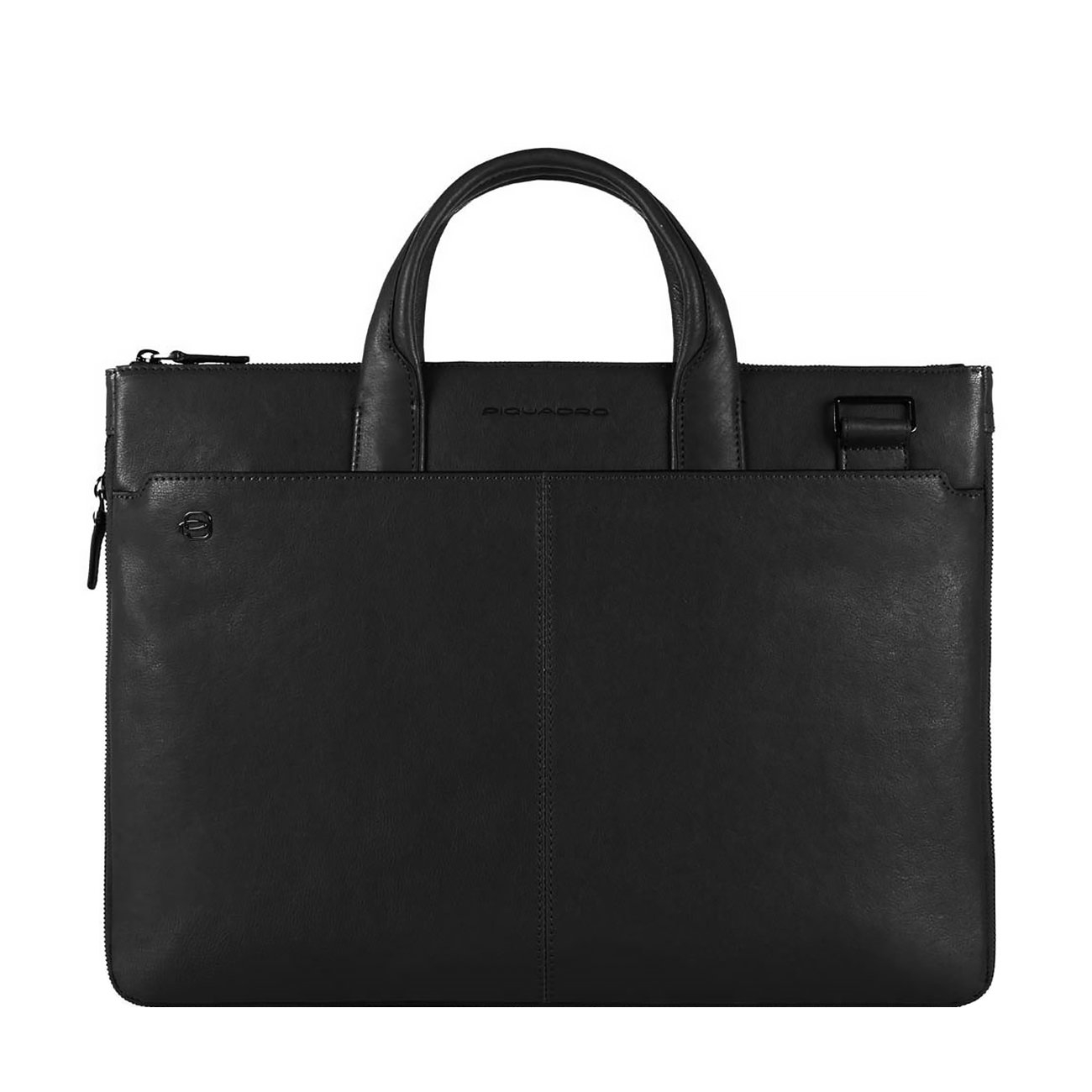Black square slim laptop bag black 1 gr