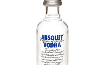Vodka Absolut Blue 50 ml – Gustul Pur al Naturii