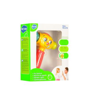 Ciocan interactiv si educativ cu lumini si sunete