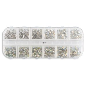 Cutiuta cu ornamente unghii Clear as Crystal