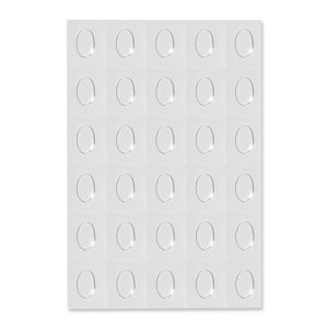 Decor de unghii transparent - Oval, Accesorii diverse, Cupio – ofertă, preț și specificații