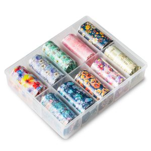 Folie de transfer set 10 Floral Fiesta