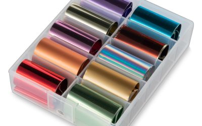 Folii de transfer set 10 Mixed Mirror Effect 01 – Manichiura Cupio