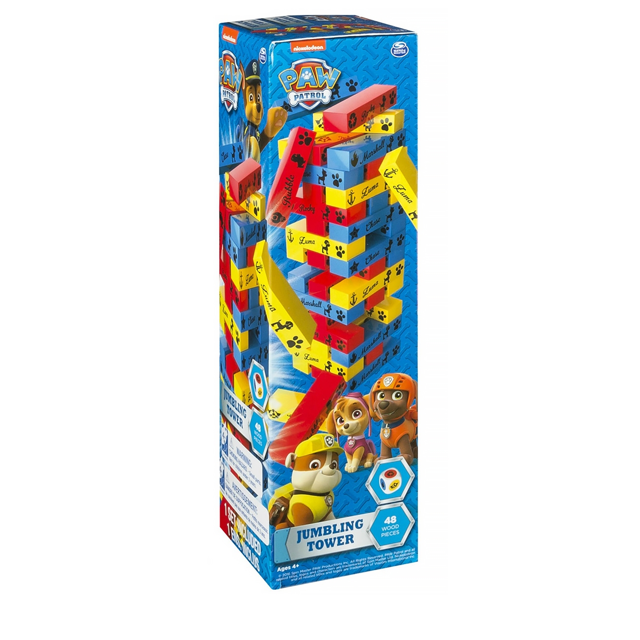 Jumbling tower game