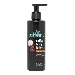 Lotiune corp cu cafea si unt de Shea pentru hidratare 200 ml - MCaffein