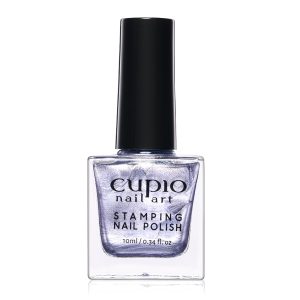 Oja pentru stampila Cupio Metallic Gray 10ml, Manichiura, Cupio