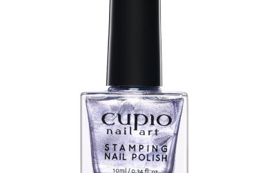 Oja pentru Stampila Cupio Metallic Gray 10ml – Manichiura Perfecta