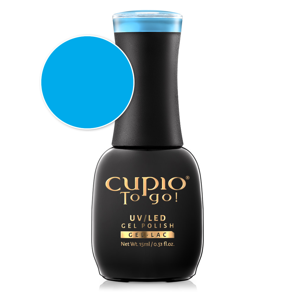 Oja semipermanenta Cupio To Go! Cobalt Blue 15ml, Manichiura, Cupio – ofertă, preț și specificații