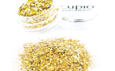 Paiete cu sclipici Auriu – Cupio | Strălucește cu Stil
