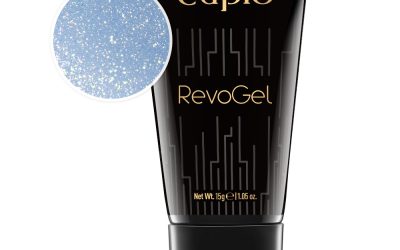 RevoGel Cupio – Steel Sparkle Gold 15g pentru Manichiură