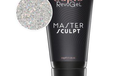 RevoGel Master Sculpt Cupio – Reflective Silver 30g | Manichiura Perfectă