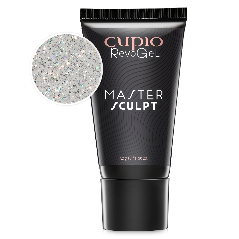 RevoGel Master Sculpt Cupio - Reflective Silver 30g, Manichiura, Cupio – ofertă, preț și specificații