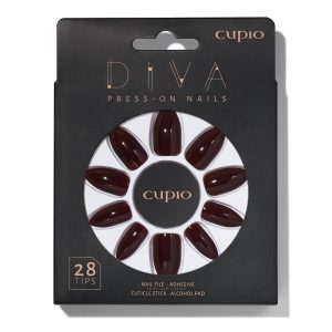 Set unghii false Cupio Diva - Dark Wine, Manichiura, Cupio