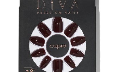 Set unghii false Cupio Diva – Dark Wine | Manichiura Perfectă