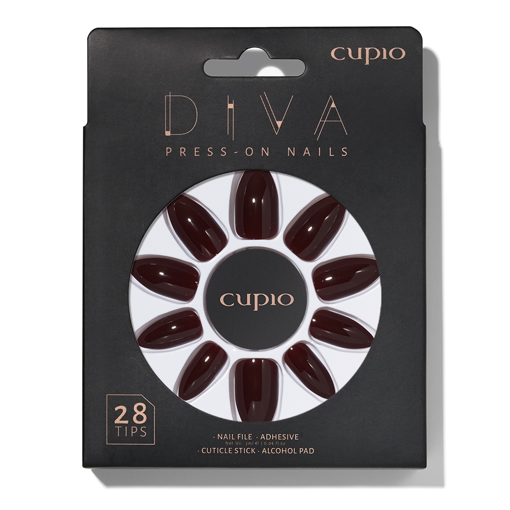 Set unghii false Cupio Diva – Dark Wine Set unghii false Cupio Diva - Dark Wine, Manichiura, Cupio – ofertă, preț și specificații