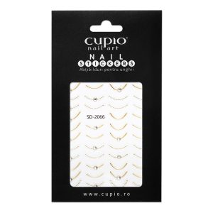 Sticker pentru unghii Cupio - Gold crystal