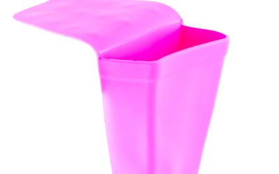 Suport din silicon cu buzunar pentru ustensile – Cupio