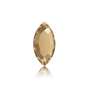 Swarovski 4*2 mm Navette Golden Shadow 20 buc