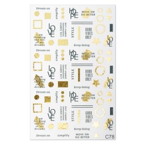 Tatuaj 2D unghii C78
