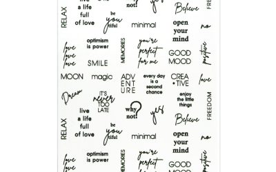 Tatuaj pentru unghii Cupio – Messages | Nail Art Ornamente