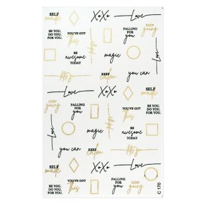 Tatuaj pentru unghii Cupio - XoXo