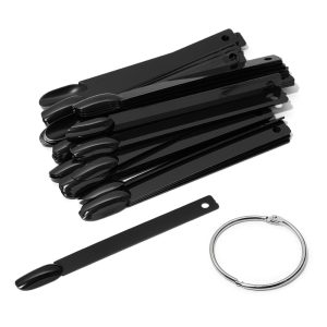 Tipsuri ovale pentru exersat set 50 negre