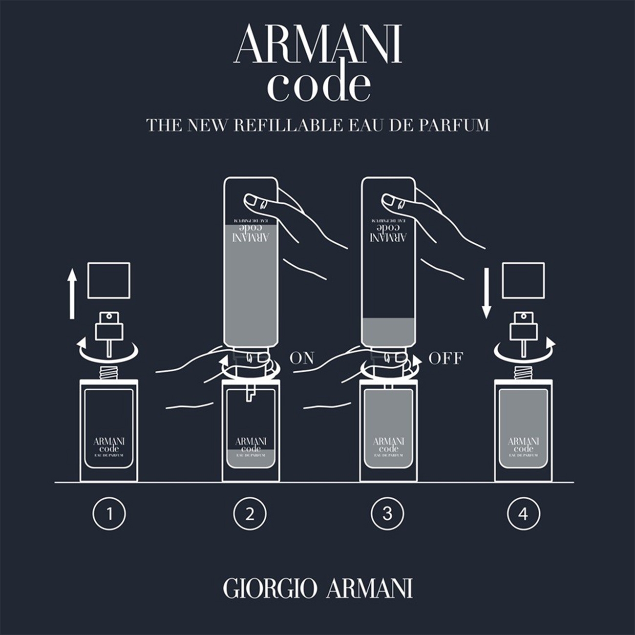 Armani code 125 ml, Giorgio Armani, Parfumuri - imagine 4