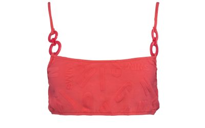 Bikini Top A5707 Fucsia XS Moschino – Stil și Eleganță