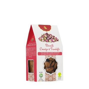 Biscuiți coacăze & trandafir 130 gr