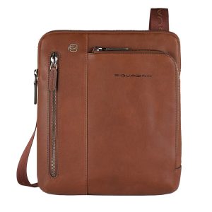 Black square crossbody brown