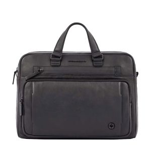 Computer leather briefcase
