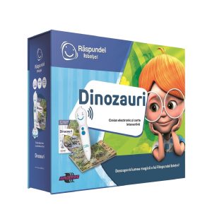 Creion si carte cu dinozauri