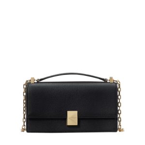 Deco mini flap chain crossbody black