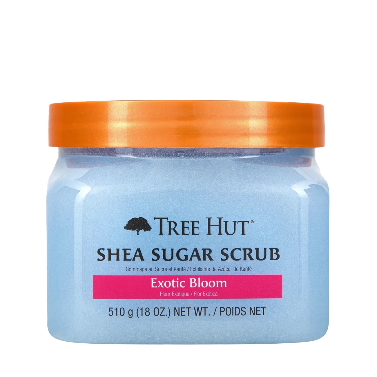 Exotic bloom sugar scrub 510 gr Exotic bloom sugar scrub 510 gr, Tree Hut, Ingrijirea pielii – ofertă, preț și specificații