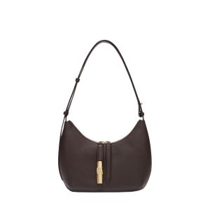 Goccia s shoulder bag cioccolato