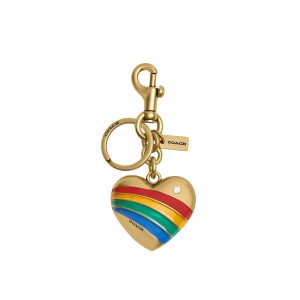 Heart bag charm