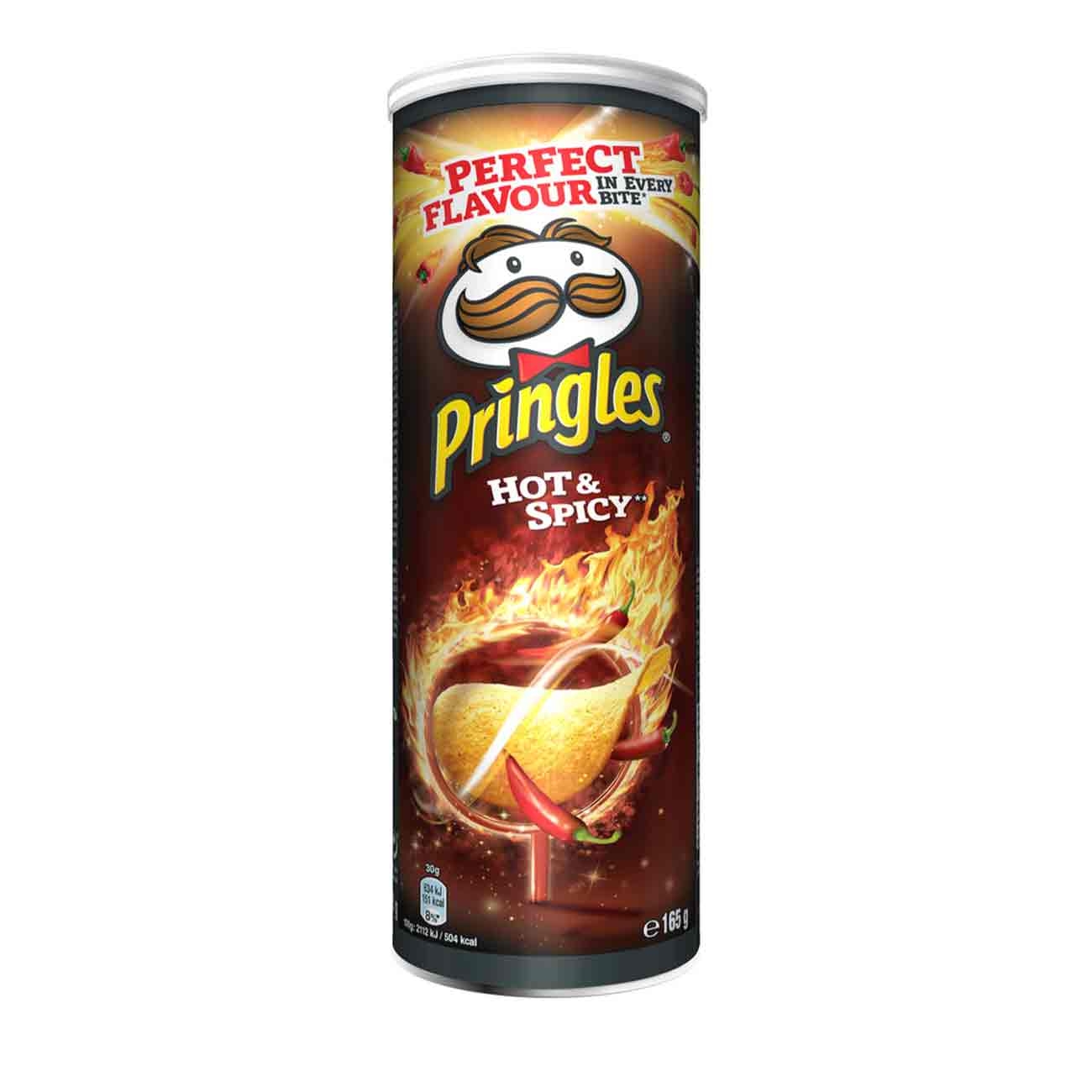 Hot & spicy chips  165 gr, Pringles, Dulciuri – ofertă, preț și specificații