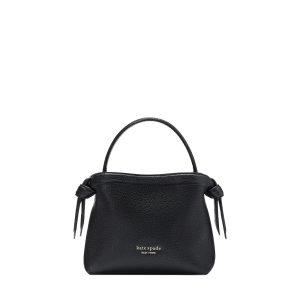 Knott mini crossbody tote black