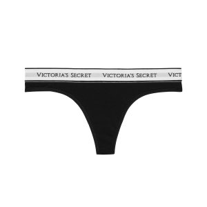 Logo cotton thong panty s S