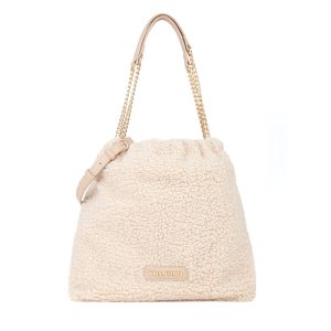 Qube shoulder bag beige, Mario Valentino, Genti