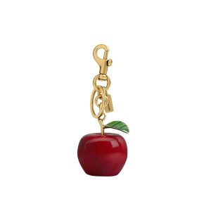 Small apple bag charm