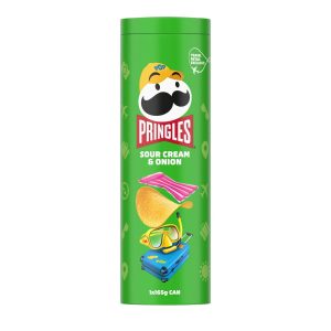 Sour cream & onion flavor in tin can 165 gr