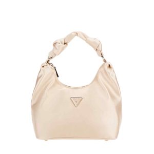 Velina satin mini handbag pale gold